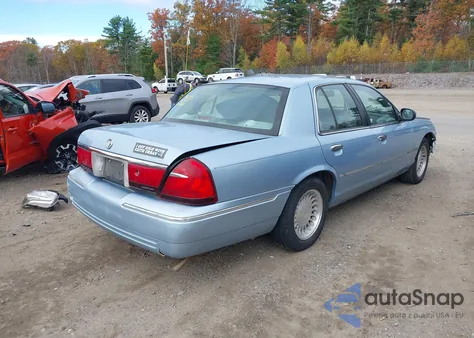 2000 Mercury Grand Marquis Ls from USA, damaged, VIN 2MEFM75W3YX671193